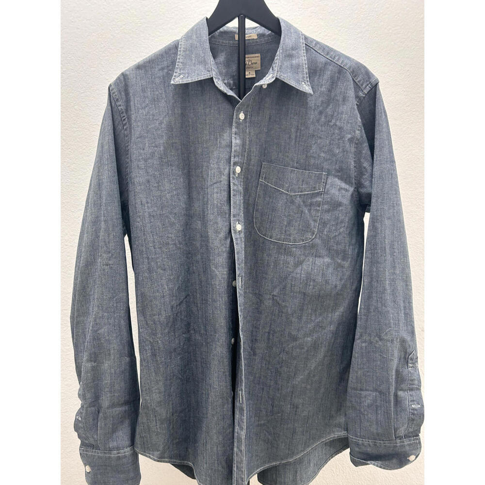 J.Crew Classic Stretch Denim Casual Shirt, Medium